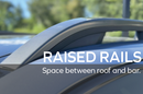 SUV Rugged Crossbars for Raised Roof Rails-2