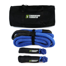 Buy blue Kinetic Recovery Rope w/Soft Shackles