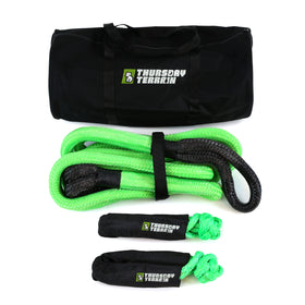 Kinetic Recovery Rope w/Soft Shackles - 0